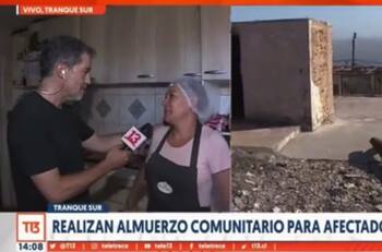Igual que Mónica Pérez: Polo Ramírez incomodó a víctima de los incendios de Viña del Mar con pregunta sobre Navidad