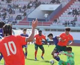 VIDEO | La increíble asistencia de taco del hijo de Cristiano Ronaldo