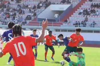 VIDEO | La increíble asistencia de taco del hijo de Cristiano Ronaldo