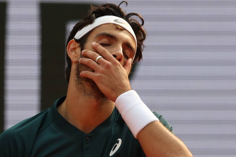 El italiano lamentó perder la final de Chengdu ante Alejandro Tabilo. Foto: EFE