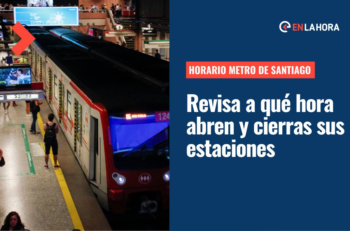 Horario del Metro | ¿A qué hora abre y cierra el Metro de Santiago este domingo 13 de noviembre?
