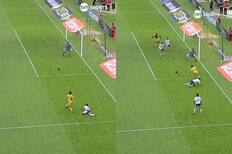 VIDEO | La notable jugada donde Cristián Zavala dejó a dos jugadores de Colo Colo en el suelo