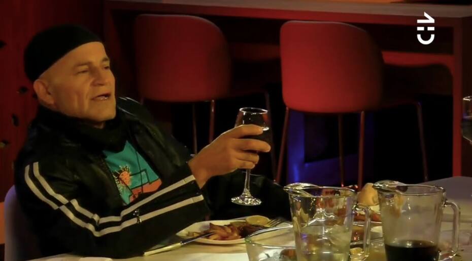 Francisco Arenas durante la cena de nominados. Foto: CHV.