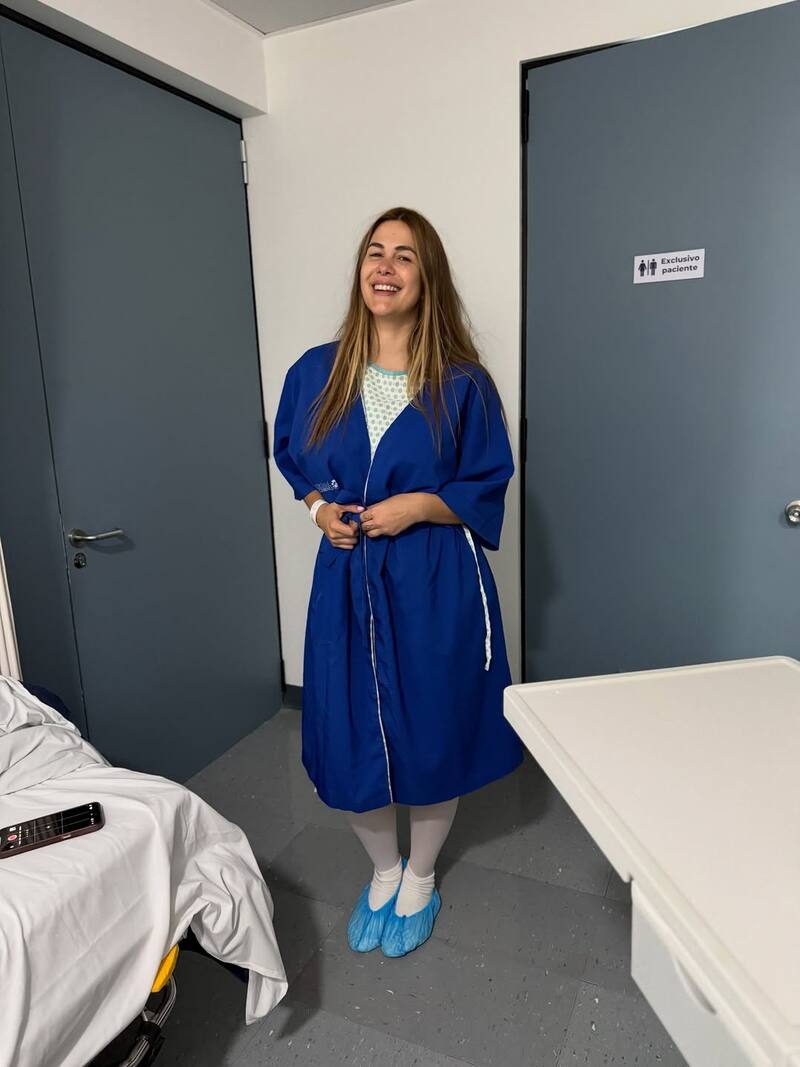 La modelo preocupa desde la clínica.