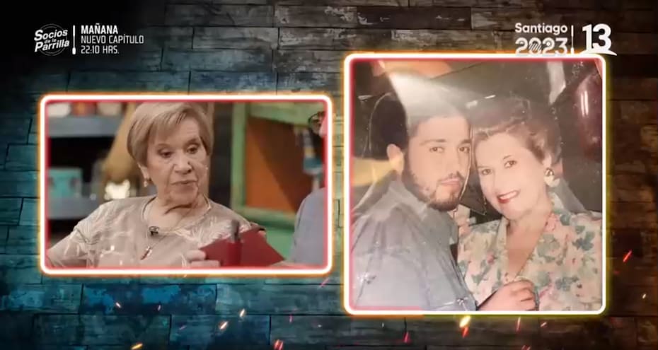 Paty Cofré emocionada con la carta de su hijo Yerko en "Socios de la Parrilla".