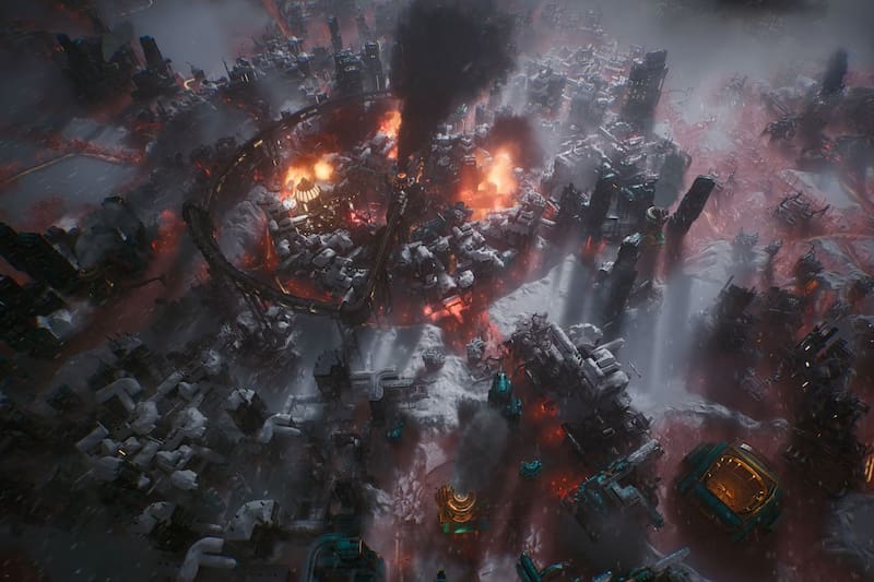 Uno de los juegos que llegará es Frostpunk 2.