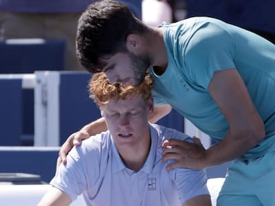Sinner explicó por qué decidió retirarse en la final de Cincinnati ante Alcaraz: “Pensé que...”