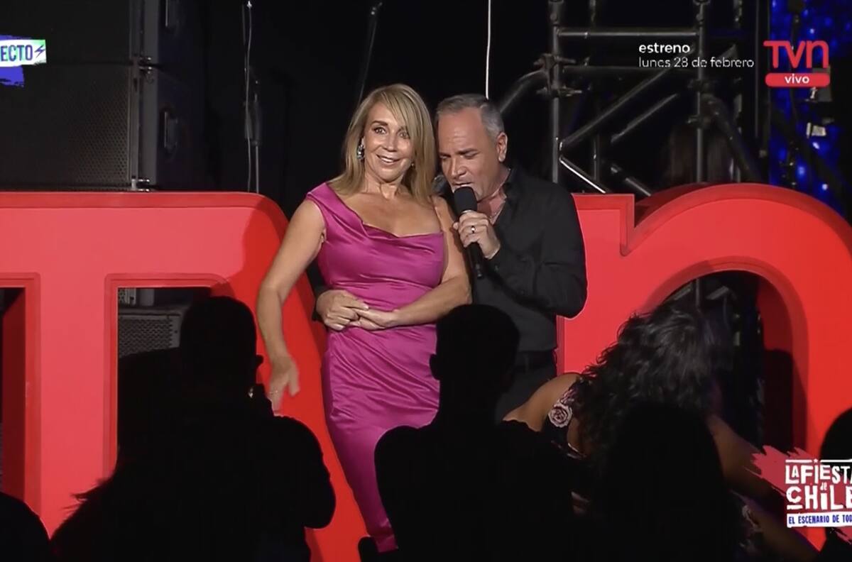 Karen Doggenweiler y Lucho Jara protagonizaron elegante baile en "La Fiesta de Chile"