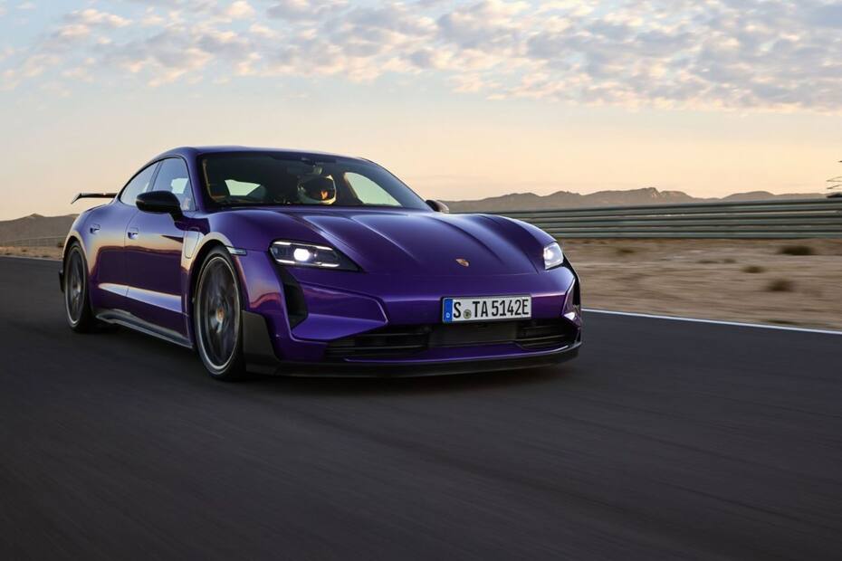 El nuevo Porsche Taycan con paquete Weissach