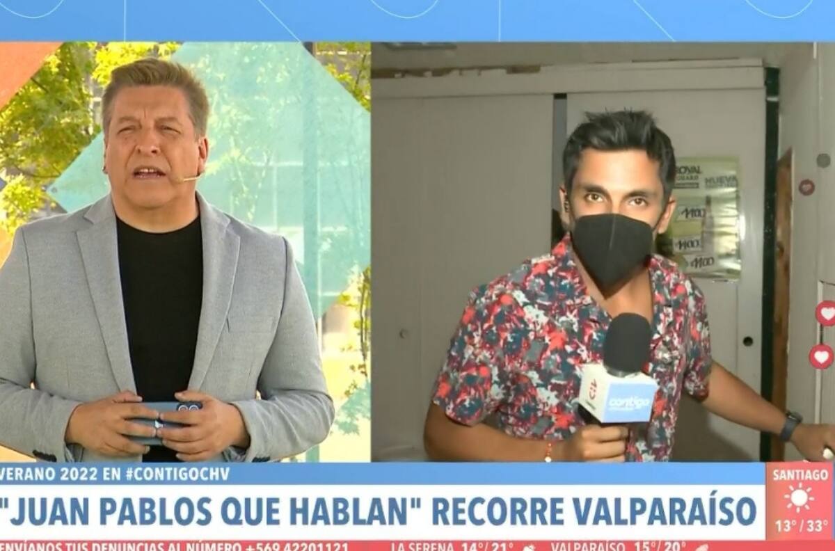 "¿Qué te pasa en los tobillos?": El percance que protagonizó Juan Pablo Queraltó en "Contigo en la mañana"