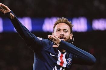 Neymar y un golazo para la victoria parcial del PSG en la Copa de la Liga de Francia