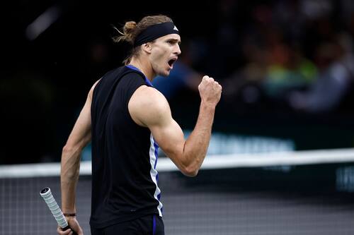Alexander Zverev fue el mejor de todos en el Masters 1000 de París. Foto: EFE.