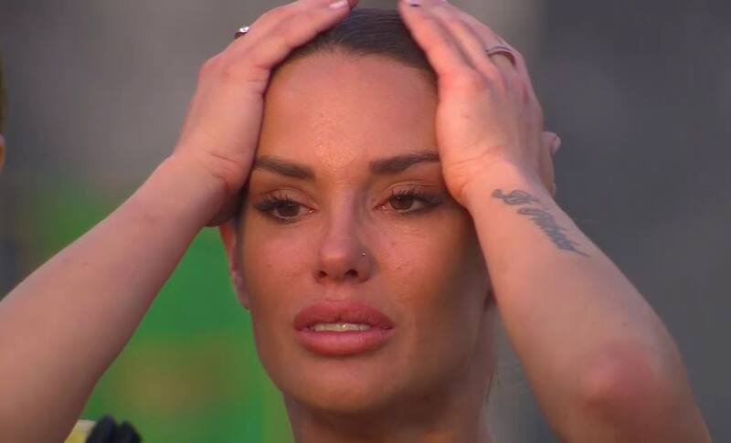 Gala Caldirola no logró completar el circuito. Créditos: Canal 13