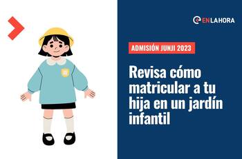 Admisión Junji 2023: ¿Cómo matricular a mi hija o hijo en un jardín infantil?