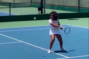 Potente revés: Hija de Mike Tyson es el futuro del tenis de Estados Unidos