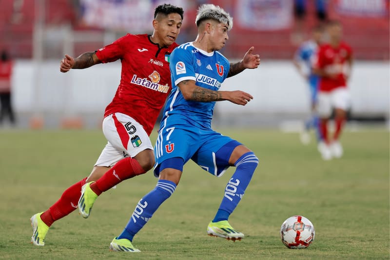 en su último partido ante O'Higgins.