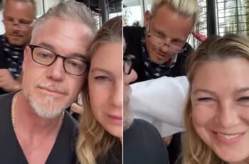 Ellen Pompeo desató la locura en redes sociales luego de reunirse con icónicos actores de "Grey's Anatomy"