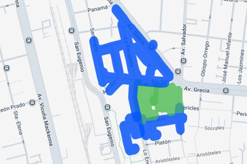 Esta zona se verá afectada por corte de luz programado. Créditos: Enel.