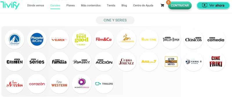 Así funciona Tivify, el servicio de streaming español gratuito en el que puedes ver 200 canales gratuitos.