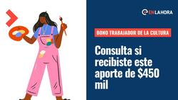 Bono Trabajador de la Cultura: ¿Fuiste seleccionado para recibir este beneficio de $450 mil?