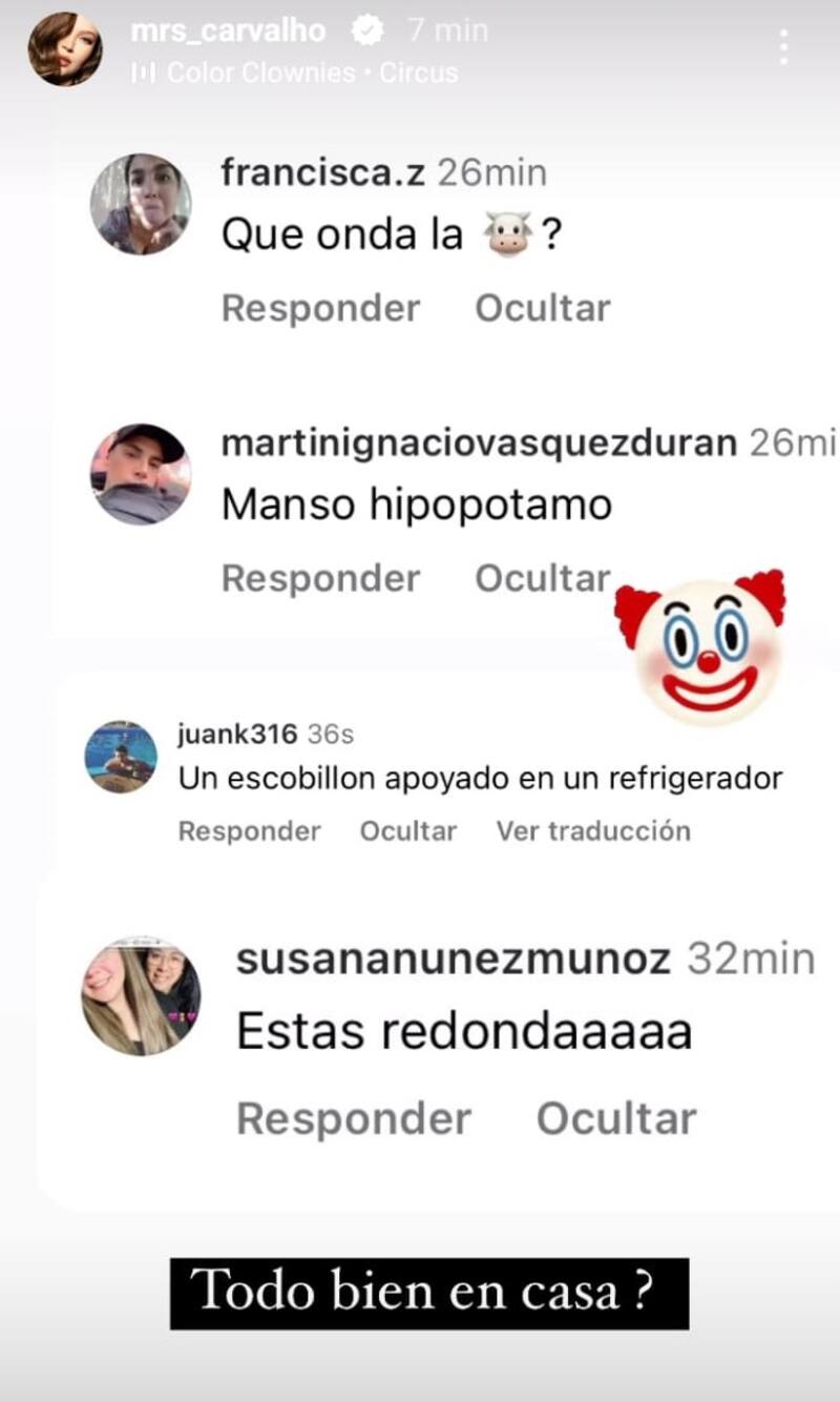 Historia de Michelle Carvalho. Créditos: Instagram