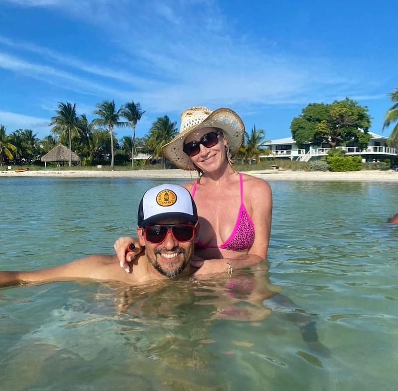 La pareja en uno de sus panoramas. Créditos: Instagram