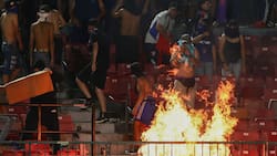 Primera sanción tras la violencia en el Nacional: barristas de la U quedan con prohibición de ir a estadios