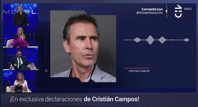 La declaración se emitió en la parte final del programa.