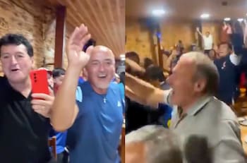 “El Indio no lo puede creer”: el desatado festejo de los históricos de la U tras el Superclásico