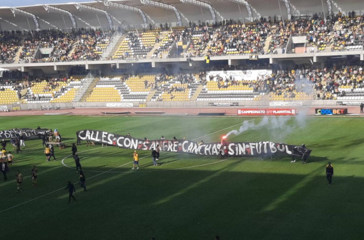 Estas fueron las postales que dejó la interrupción del duelo entre Coquimbo y Audax Italiano