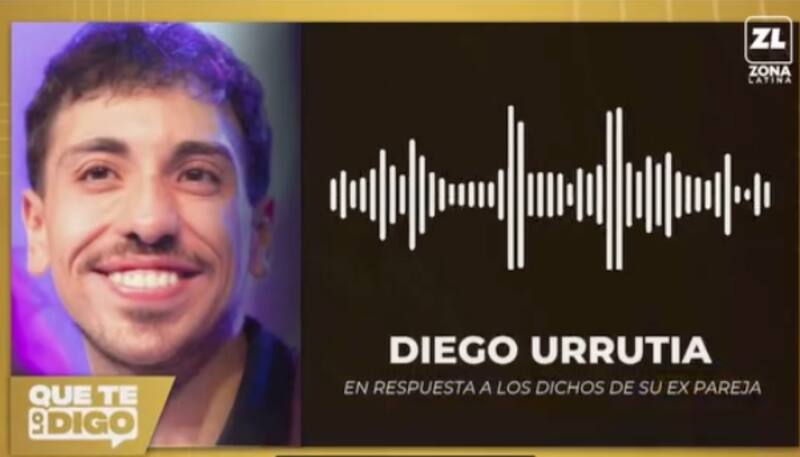 Diego Urrutia se refirió a las polémicas declaraciones de su ex.