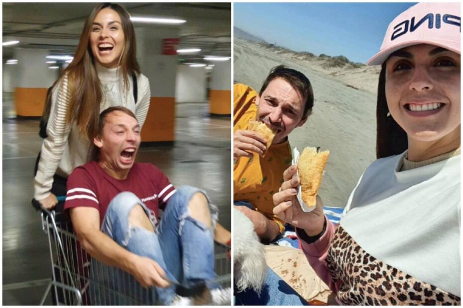 Las postales de Rodrigo Gallina y Karina León. Fotos: Instagram.