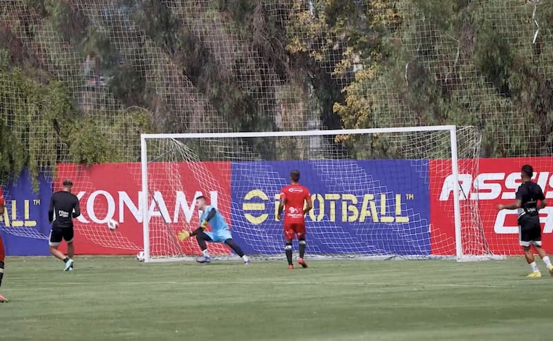 Carlos Palacios marcó un tanto en la victoria de Colo Colo ante Lautaro de Buin