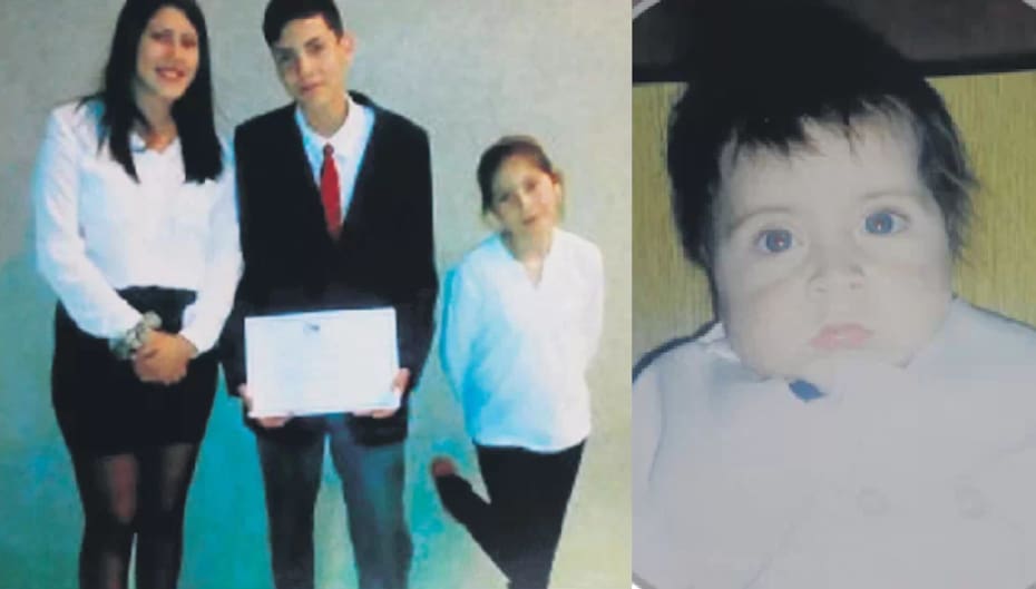 Fotos de Marcianeke en su graduación y cuando era bebé. Créditos: Cedidas a LUN