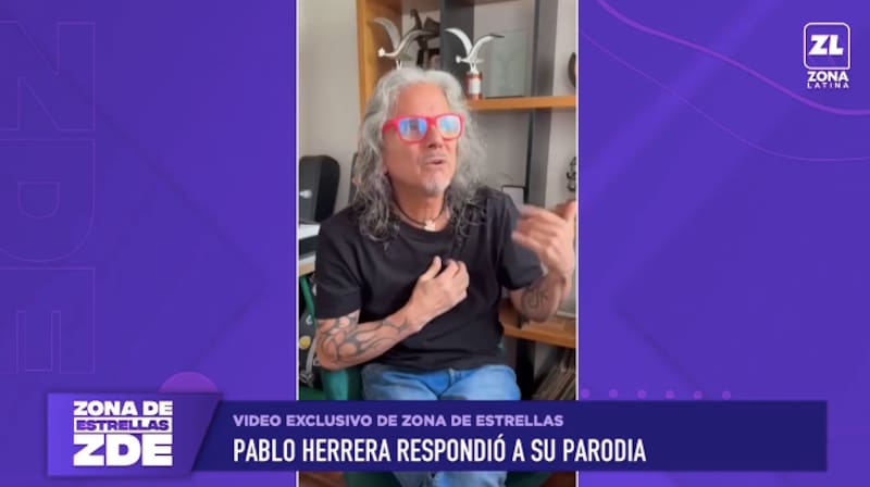 Pablo Herrera se refirió a la paradia de "El Antídoto".