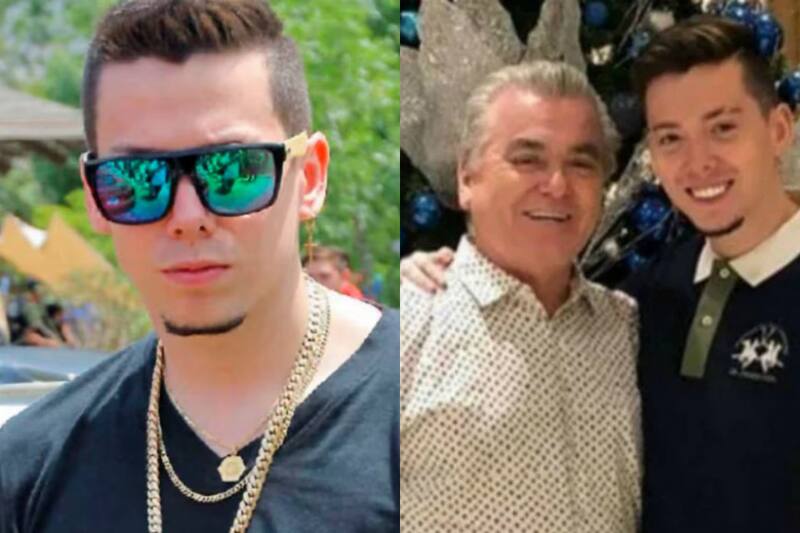 El empresario se lanzó contra su padre, Hernán Calderón.