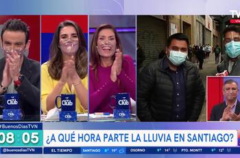 Con aplausos y presentado por Gino Costa: "Buenos días a todos" le brindó cariñosa bienvenida a su nuevo notero, Guillermo Toro