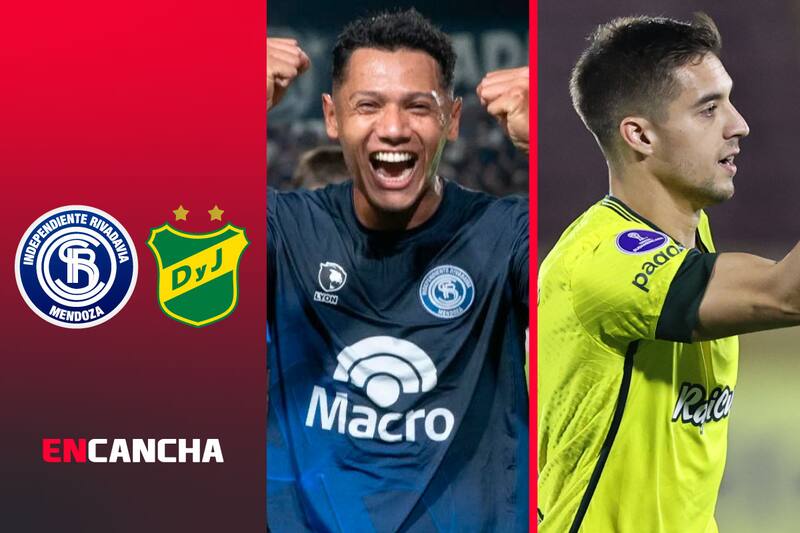 por la fecha 16 de la Liga Argentina. Foto: RRSS. Indep. Rivadavia y EFE.