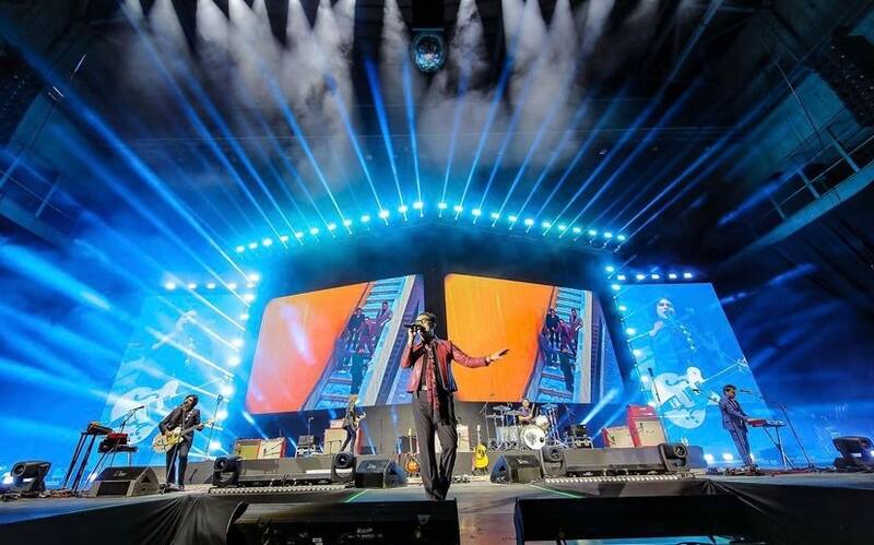 La banda en su reciente presentación en la Quinta Vergara / Instagram