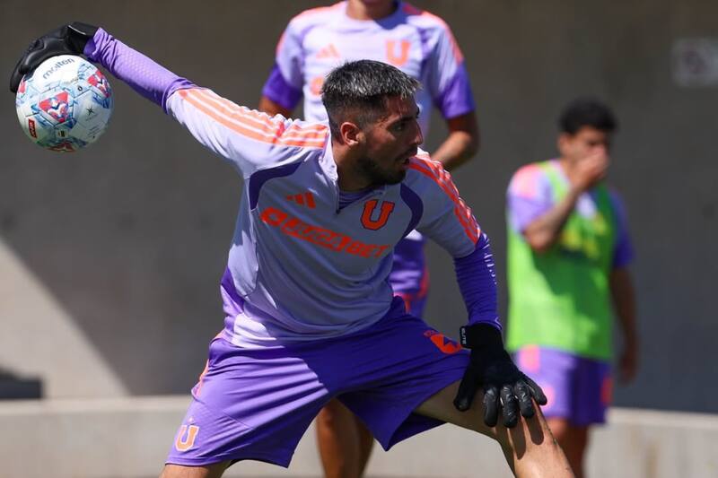Gabriel Castellón en pretemporada. Foto: Prensa UCH.