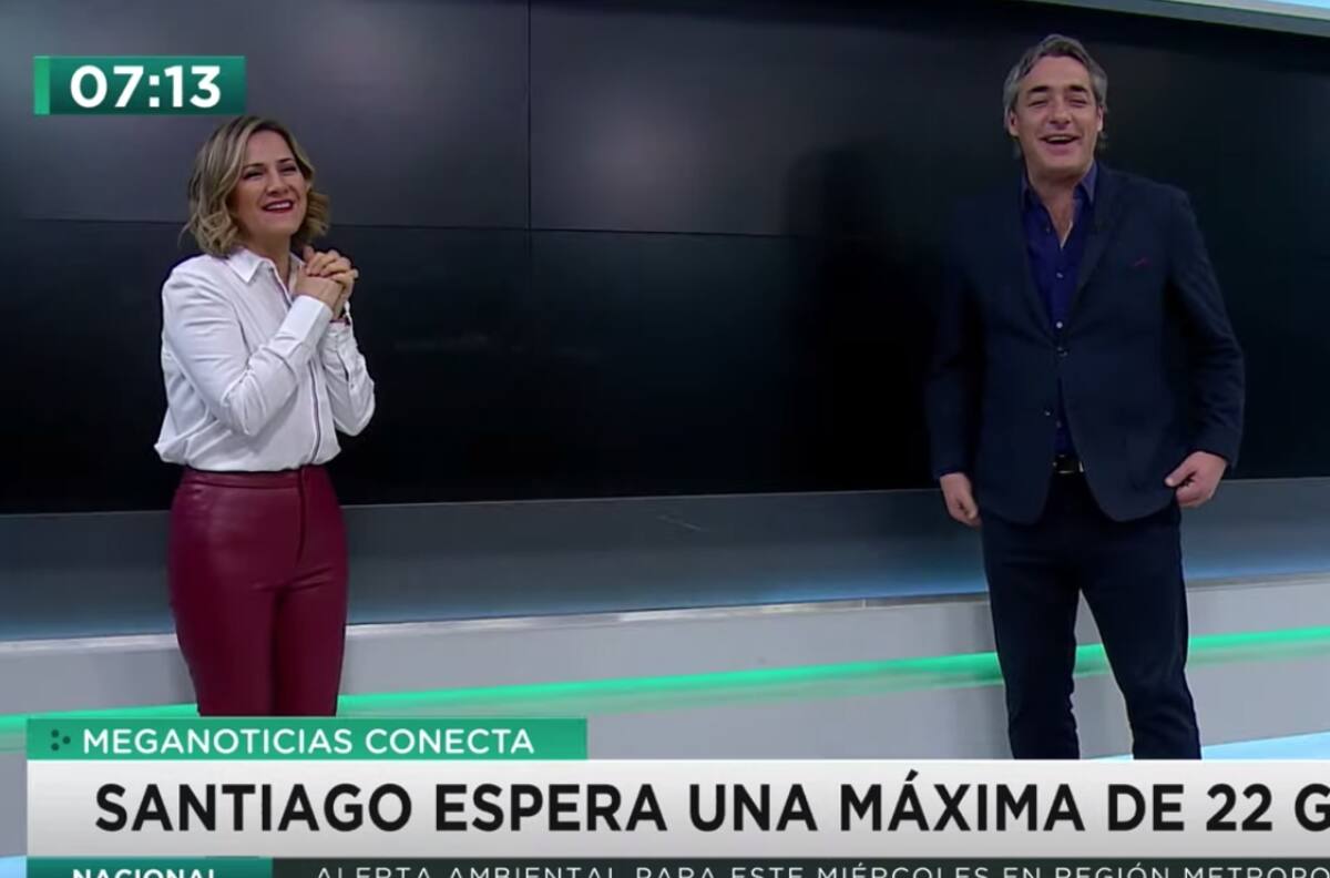 Michelle Adam sufrió divertido chascarro en Meganoticias por culpa de la tecnología