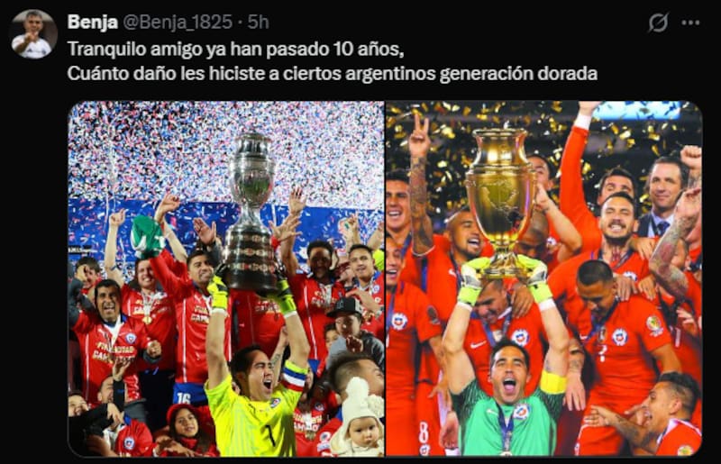 Defendieron a La Roja en X.