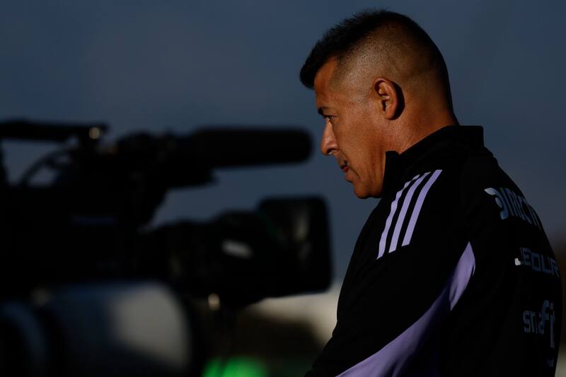 , entrenador de Colo Colo. Foto: Agencia Aton.