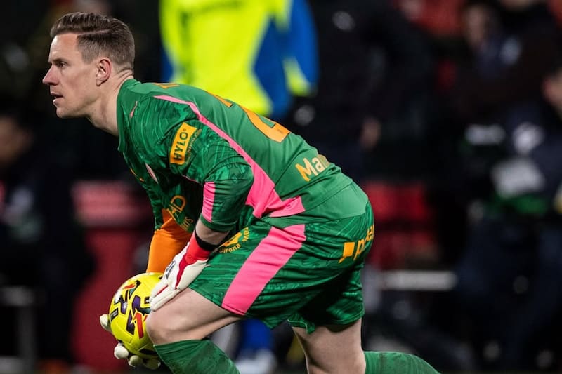 El portero se volvió a lesionar en España. Foto: Instagram Ter Stegen.