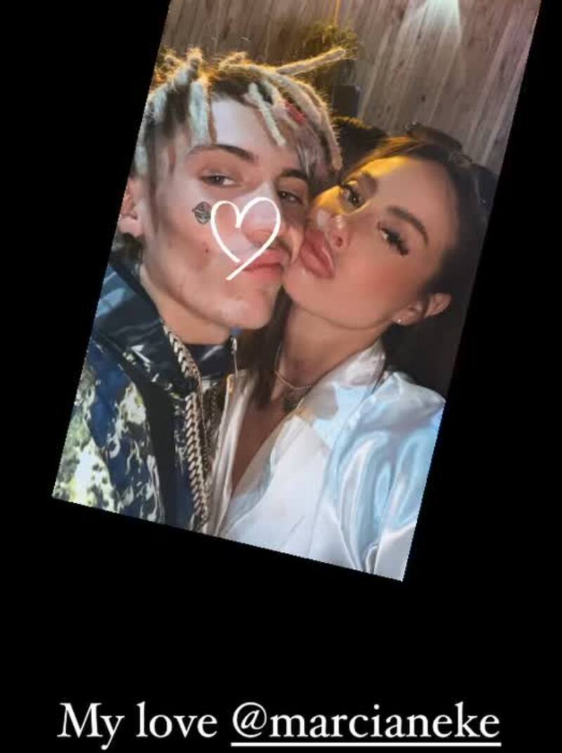 Marcianeke e Ignacia Michelson en sus redes sociales / Créditos: Instagram