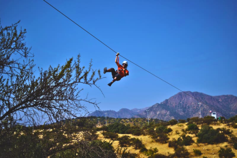 El área verde gratuita que tiene de todo para disfrutar en otoño. Créditos: Canopy Lo Barnechea en Facebook.