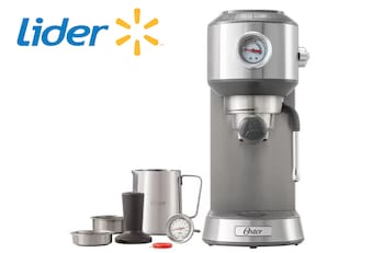 Supermercado Lider tiene esta moderna cafetera Oster con un 50% de descuento