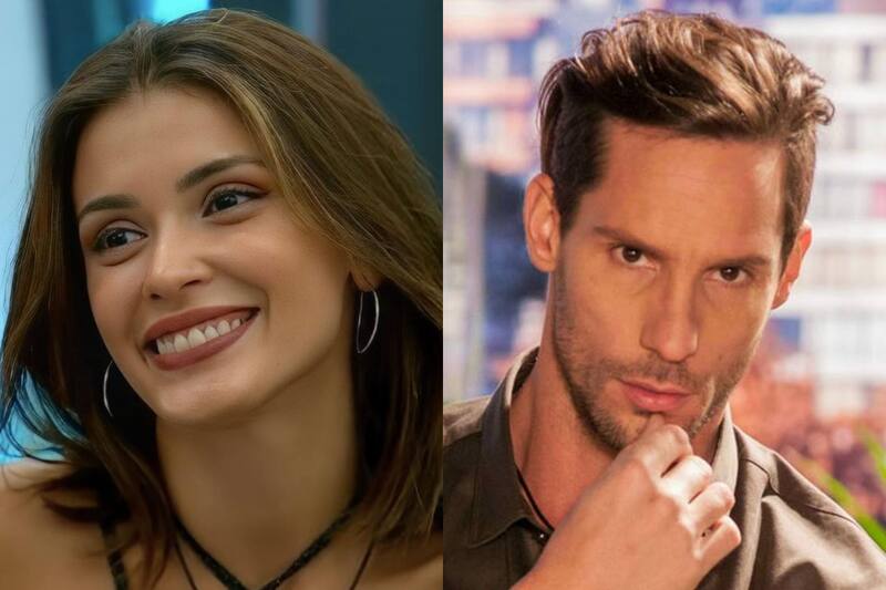 La bailarina confesó haber tenido un romance con el actor antes de su ingreso al reality show.