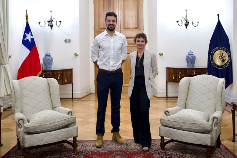 El alcalde de Maipú y la ministra del Interior se reunieron el martes pasado para debatir temas de seguridad comunal. (X).