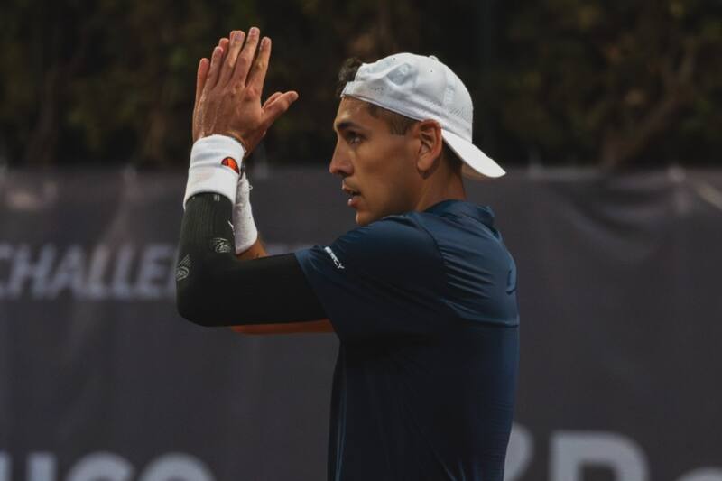 El chileno avanzó en el Challenger de Concepción. Foto: @legionsudam